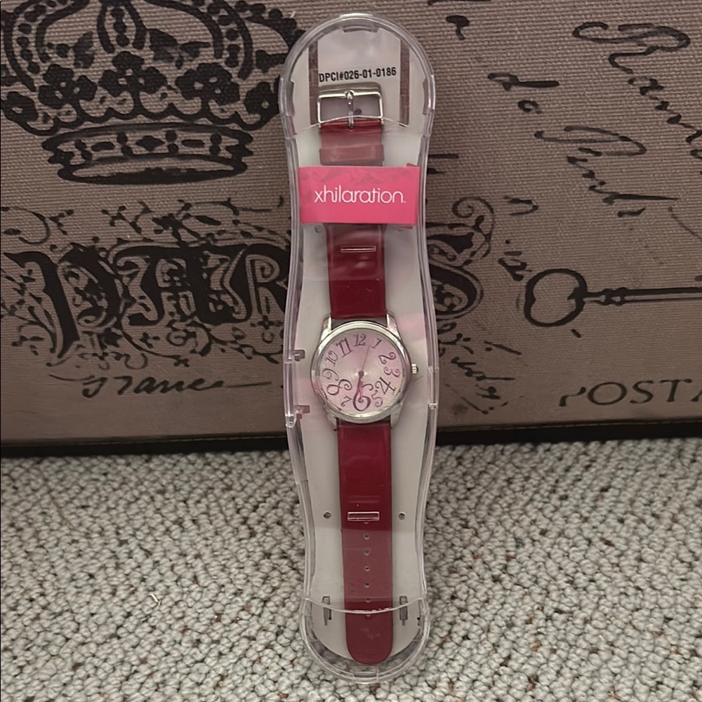 Xhilaration Red Watch Sleek Design
